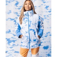 Roxy Chloe Kim Jkt (Azure Blue Clouds) 